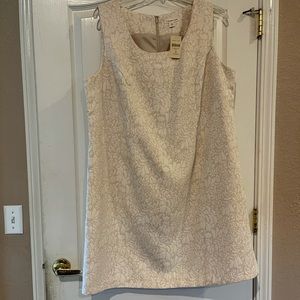 Coldwater Creek Women’s Plus Ivory Semi formal Dress Sz 22W New W/Tags